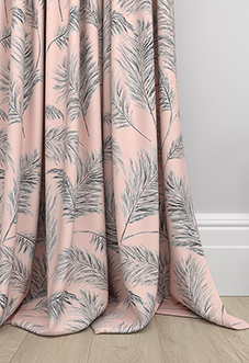 Pampas Grass, Sorbet - Made to Measure Curtain